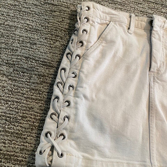 ALC Denim Lace Up Skirt - Picture 7 of 13